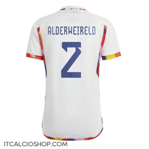 Belgio Toby Alderweireld #2 Seconda Maglia Mondiali 2022 Manica Corta